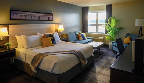 Habitación Deluxe, 1 cama de matrimonio grande con sofá cama, con vistas