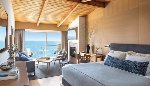 Habitación Premier, 1 cama de matrimonio grande, balcón, frente al mar (Fireplace)