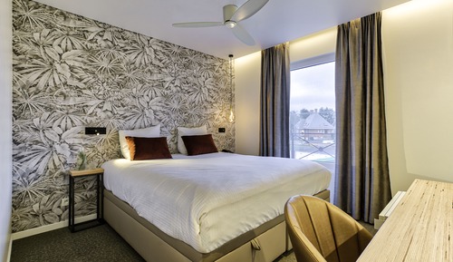 Habitación City doble, 1 cama de matrimonio grande, no fumadores, vistas al jardín