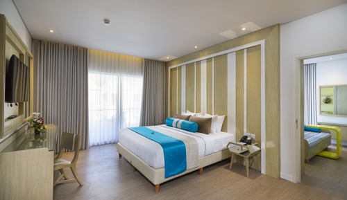 Suite estudio junior, vistas al jardín