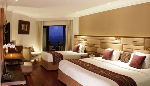 Habitación familiar, vistas al mar (Deluxe)