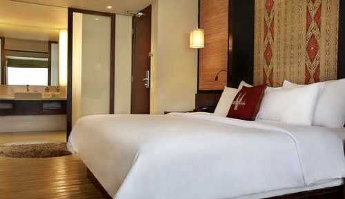 Habitación superior, 1 cama de matrimonio grande con sofá cama