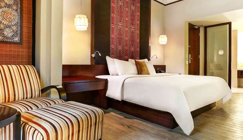 Habitación Deluxe, 1 cama de matrimonio grande con sofá cama