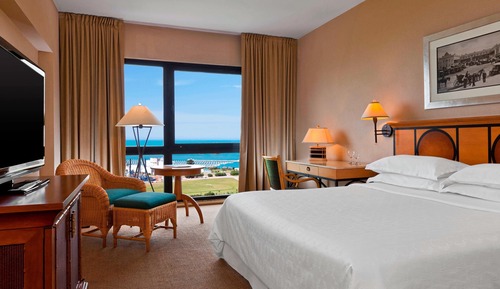 Habitación, 1 cama de matrimonio grande, vistas al mar