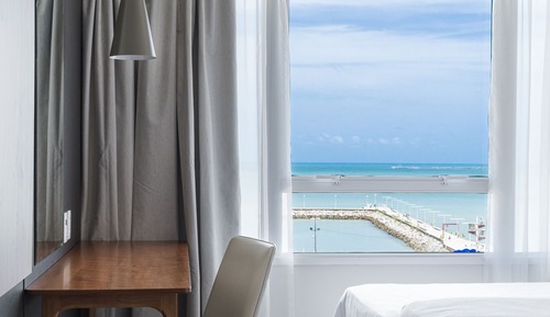 Superior Casal com Cama Extra Frente Mar