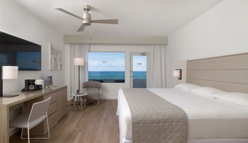 Habitación Deluxe, 1 cama de matrimonio grande, vistas al mar