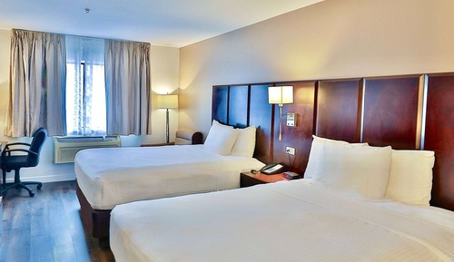 Habitación, 2 camas de matrimonio, accesible para personas con discapacidad, no fumadores