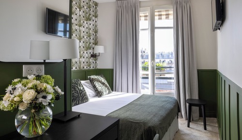 Habitación tradicional doble, 1 cama doble, vistas a la ciudad