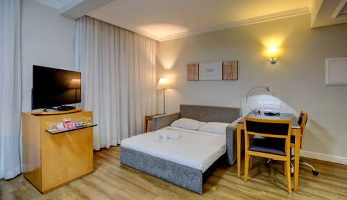 Suite ejecutiva, 1 cama de matrimonio grande con sofá cama