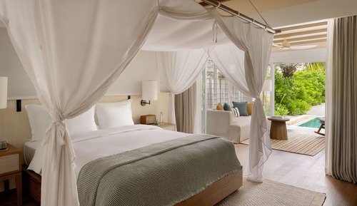 Villa Deluxe, piscina privada, junto a la playa (Suite)