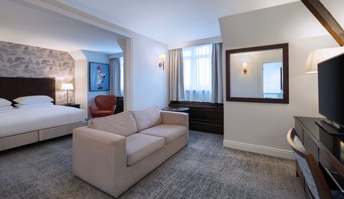Habitación superior, 1 cama de matrimonio grande con sofá cama, no fumadores