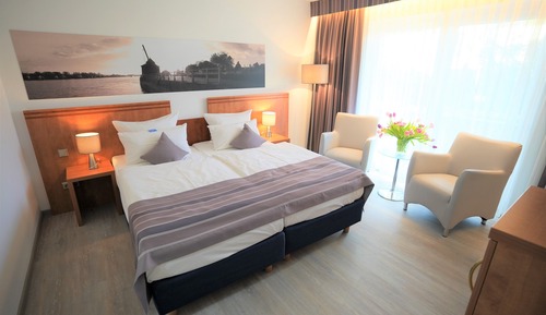 Habitación estándar doble, vistas al jardín