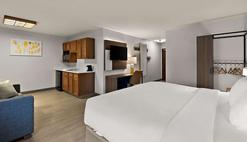 Suite, 1 cama de matrimonio grande, accesible para personas con discapacidad (Efficiency)