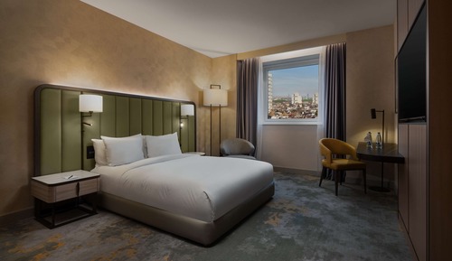 Habitación, 1 cama de matrimonio grande, accesible para personas con discapacidad