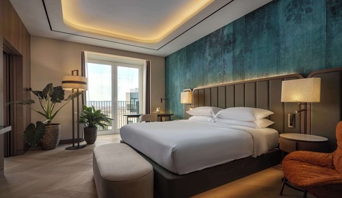 Ático presidencial, 1 cama de matrimonio grande