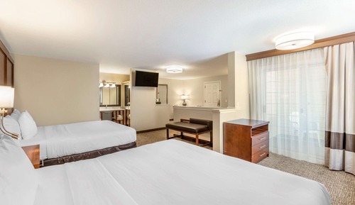 Habitación estándar, 2 camas de matrimonio, no fumadores