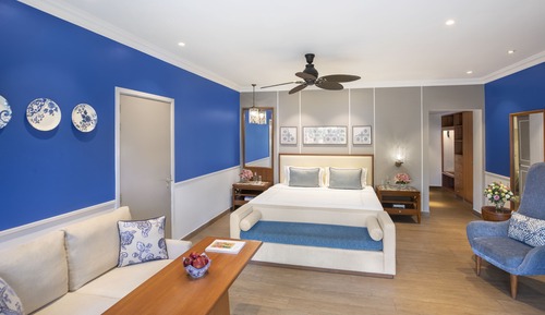 Villa Premium, 1 cama de matrimonio grande, vistas al jardín (03)