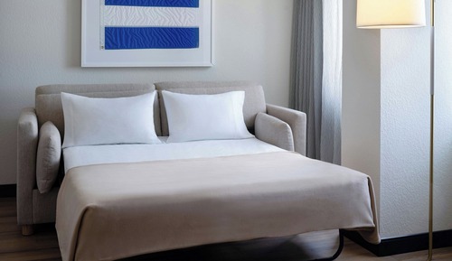 Suite junior, 1 cama de matrimonio grande con sofá cama