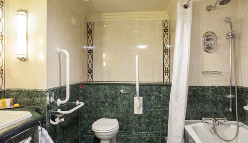 Habitación estándar, 2 camas dobles, accesible para personas con discapacidad