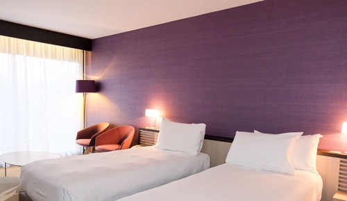 Habitación clásica con 2 camas individuales, vistas a la ciudad