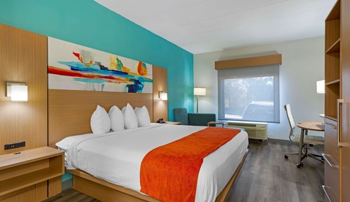 Habitación estándar, 1 cama de matrimonio grande, no fumadores, frigorífico y microondas