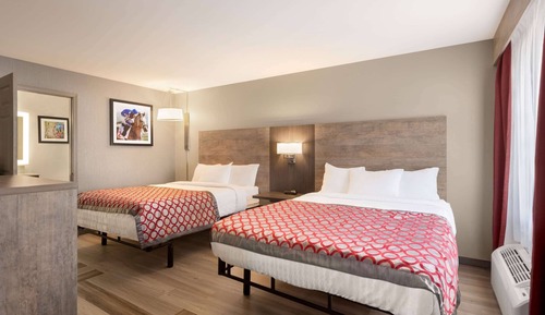 Suite estudio, 2 camas de matrimonio, no fumadores (Mobility,roll-in shower)