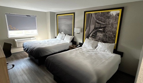 Habitación, 2 camas de matrimonio, no fumadores