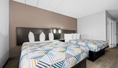 Habitación estándar, 2 camas de matrimonio, accesible para personas con discapacidad, no fumadores