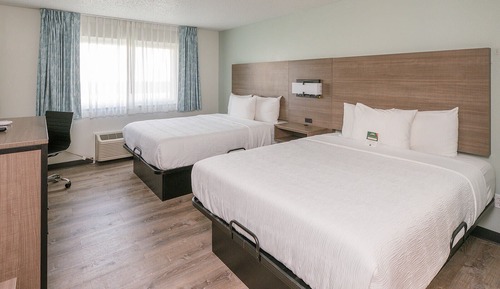 Habitación estándar, 2 camas de matrimonio, Se admiten mascotas, planta baja