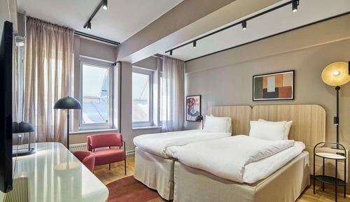 Habitación estándar con 2 camas individuales, sauna