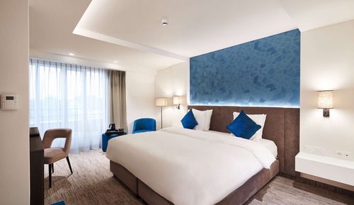 Suite junior, 1 cama de matrimonio grande, no fumadores, bañera de hidromasaje