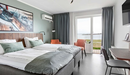 Habitación superior, 1 cama de matrimonio, no fumadores, vistas al mar