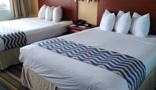 Habitación, 2 camas de matrimonio, accesible para personas con discapacidad, no fumadores