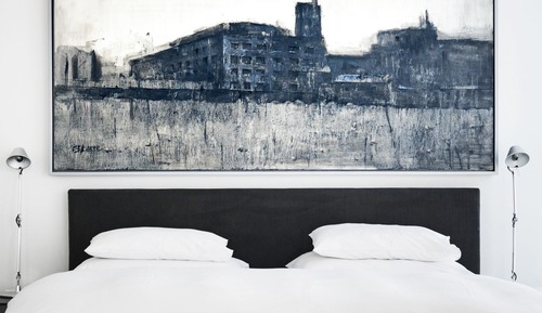 Ático, 1 cama de matrimonio grande