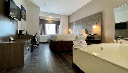 Habitación estándar, 1 cama de matrimonio grande, no fumadores, frigorífico y microondas