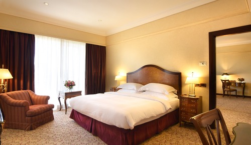 Suite presidencial, 1 cama de matrimonio grande, vistas a la ciudad