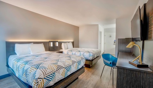 Habitación estándar, 2 camas de matrimonio, no fumadores