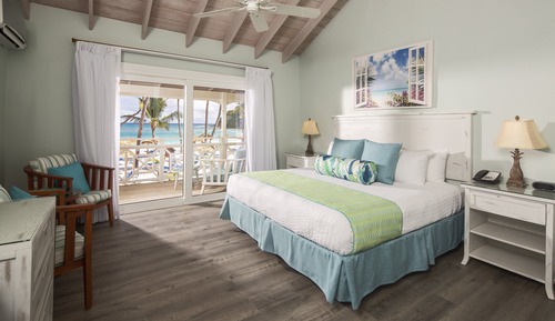 Habitación, frente a la playa