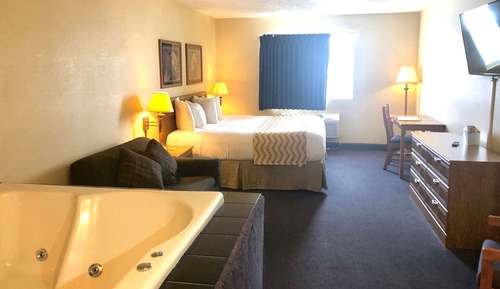 Suite, 1 cama de matrimonio grande con sofá cama, no fumadores, bañera de hidromasaje