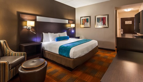 Habitación estándar, 1 cama de matrimonio grande, no fumadores, frigorífico y microondas