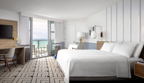 Habitación Premium, 1 cama de matrimonio grande, frente al mar