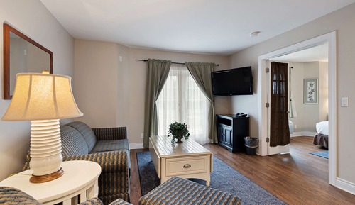Suite, 1 cama de matrimonio grande, patio, vistas al lago (with Sofabed)