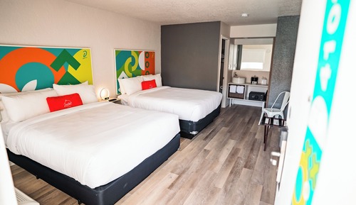 Habitación, 2 camas de matrimonio, no fumadores