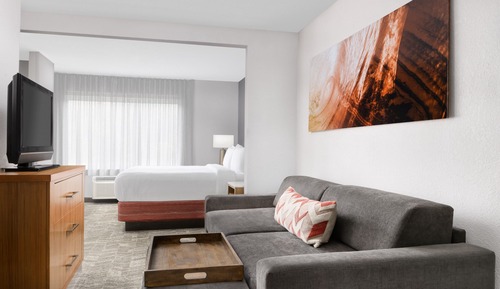 Suite, 1 cama de matrimonio grande con sofá cama (Mobility/Hearing Access, Transf Shwr)