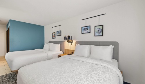 Habitación, 2 camas de matrimonio, no fumadores