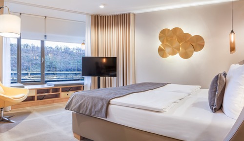 Habitación Deluxe con 1 cama doble o 2 individuales, vistas al río
