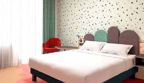 Habitación superior, 1 cama de matrimonio grande
