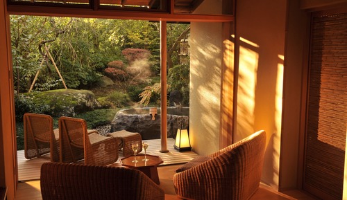 Habitación tradicional (Japanese, Open-air Big Stone Bath)