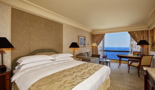 Habitación Premium, 2 camas individuales, vistas al mar (Mediterranean Sea View)