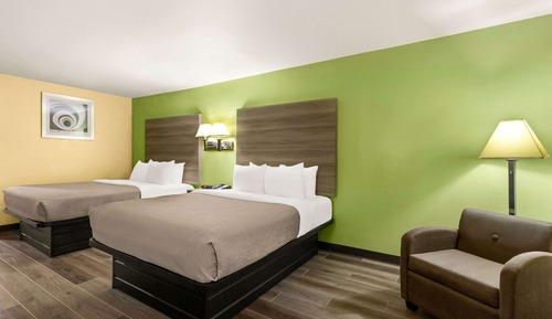 Habitación estándar, 2 camas de matrimonio, no fumadores